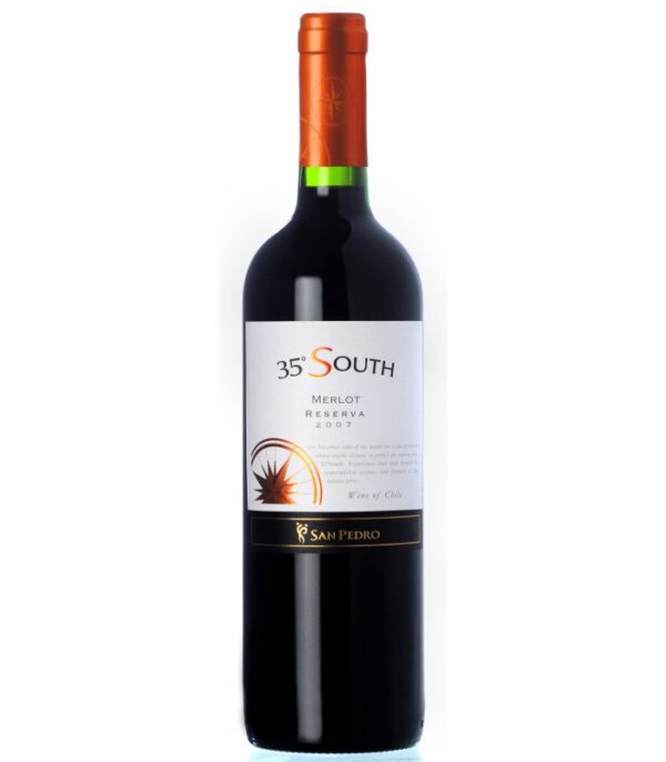 Wino 35 South Reserva Merlot - Czerwone Wytrawne Chile 0,75L 14%