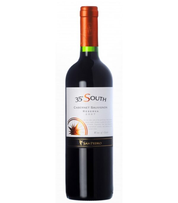 Wino 35 south RESERVA Cabernet Sauvignon - Czerwone Wytrawne Chile 0,75L 13,5%