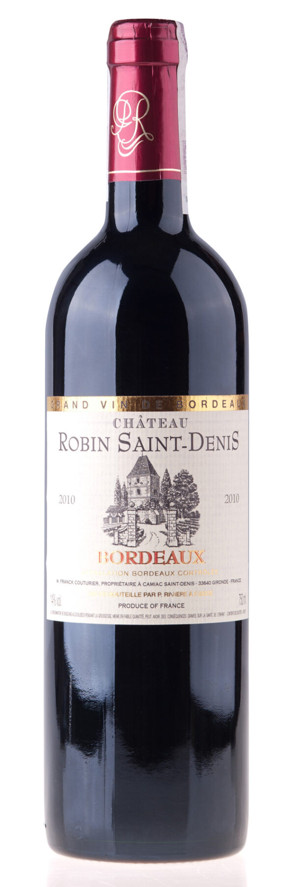 Wino Chateau Robin Saint Denis AOC Bordeaux 0,75L 12,5%