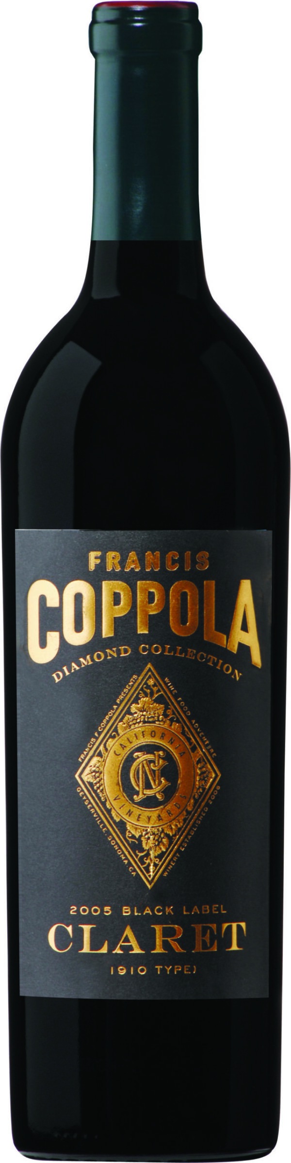 Wino FRANCIS COPPOLA DIAMOND COLLECTION CLARET CABERNET SAUVIGNON BLACK LABEL, CALIFORNIA 0,75L 13,5%
