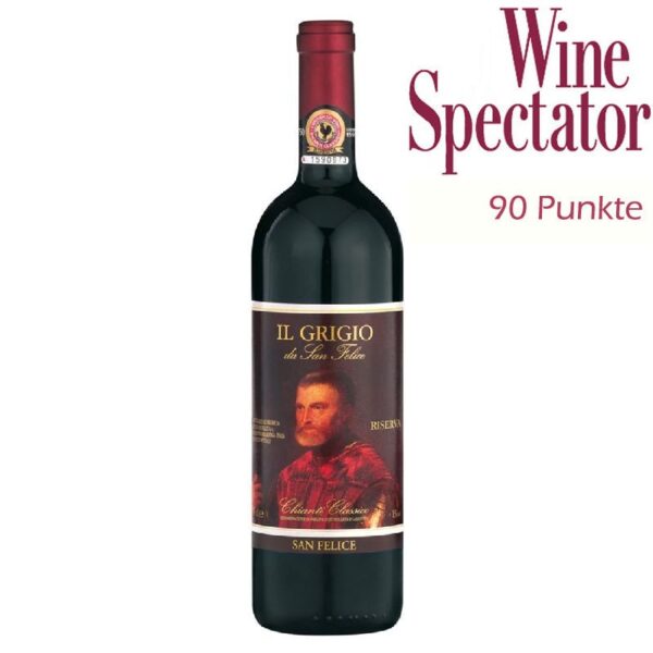 IL GRIGIO DA SAN FELICE, CHIANTI CLASSICO RISERVA D.O.C.G. 13,5% 0,75l