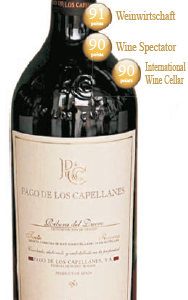 WINO PAGO DE LOS CAPELLANES RESERVA, RIBERA DEL DUERO D.O. 14,5% 0,75L - obrazek 2