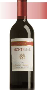 MONTEMAR Cabernet/Carménère Central Valley 13,5% 0,75l - obrazek 2