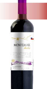 MONTEMAR ANDES Carménère Central Valley 13,5% 0,75l - obrazek 2