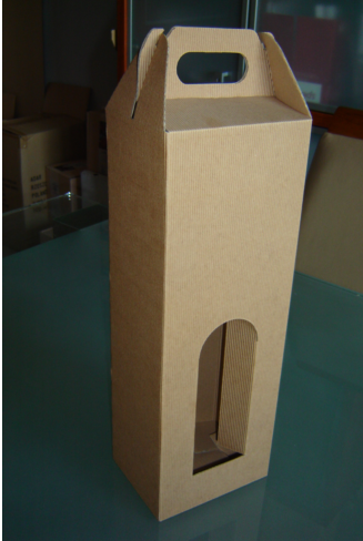 Kartonik okolicznościowy na 1 butelke wina BASIC -SZEROKI minimalne zamowienie 50sztuk