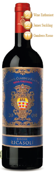 Wino Rocca Guicciarda Riserva - Barone Ricasoli, Chianti Classico D.O.C.G. rosso 13,5% 75cl