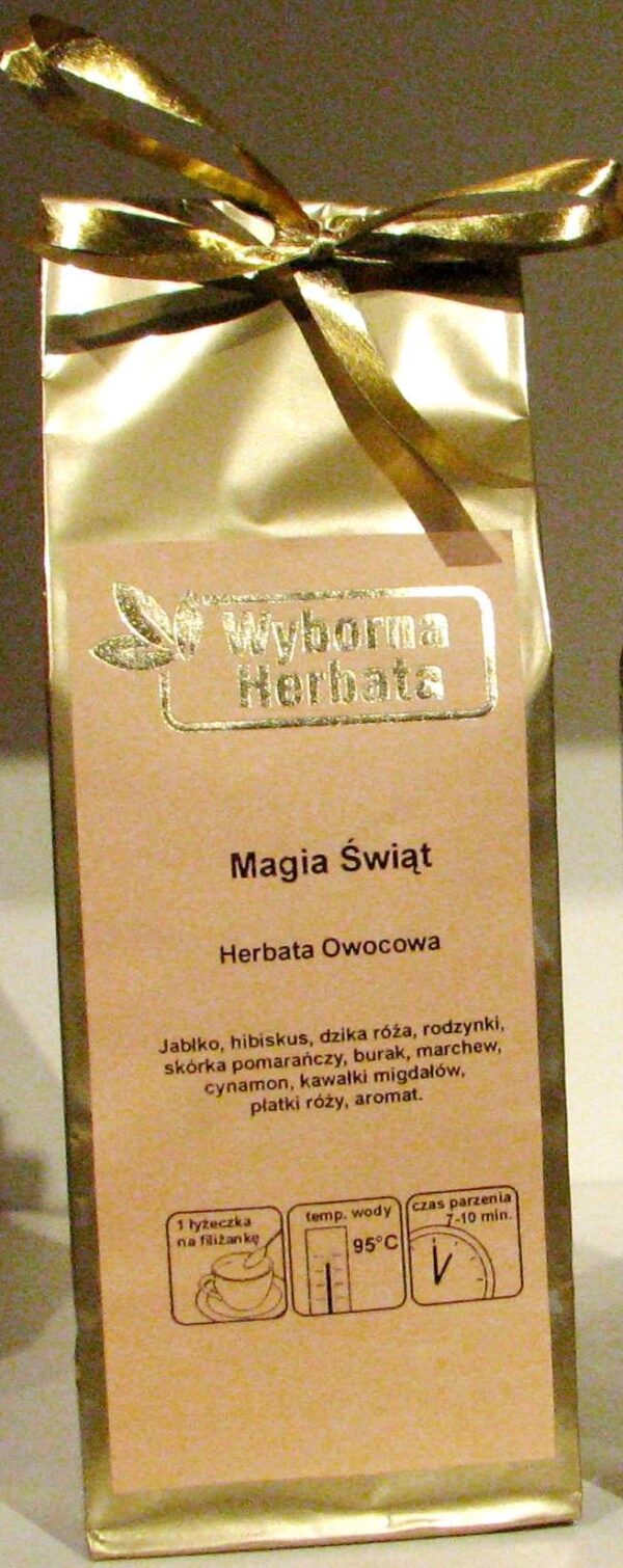 Herbata owocowa "Magia Świąt" 50g minimalne zamówienie 50sztuk!