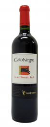 Wino Gato Negro Semi Sweet Red - czerwone półsłodkie 10,5% 0,75L