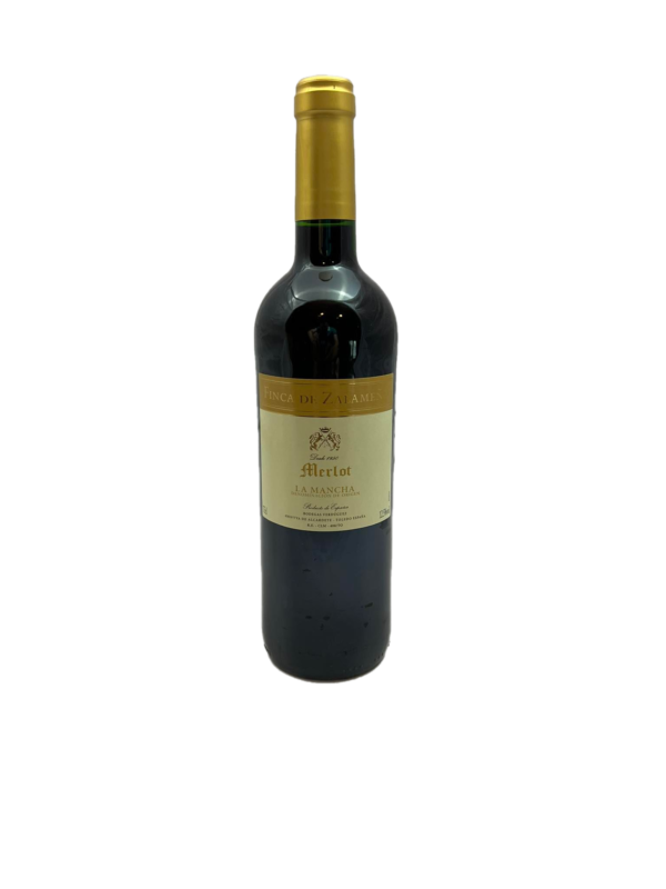 Wino Finca de Zalamena Merlot 0,75l DO. la Mancha czerwone półwytrawne 12,5%.
