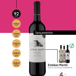 Wino Esteban Martin Tinto czerwone wytrawne 13,5% 0,75L - obrazek 2