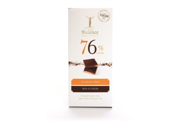Balance Belgian LUXURY Chocolate 85G ECUADOR DARK 76%