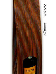 Torebka TW-1-O/B 100x100x460 bejcowana orzech lub brąz, minimalne zamówienie 50 sztuk - obrazek 2