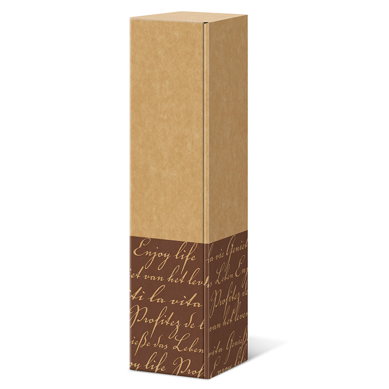 Opakowanie tekturowe Geniesse na 1 butelkę. Minimalne zamówienie 50 sztuk