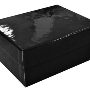 Pudełko prostokątne prezentowe Czarny połysk 21x15x8 minimalne zamówienie 50 sztuk. - obrazek 2