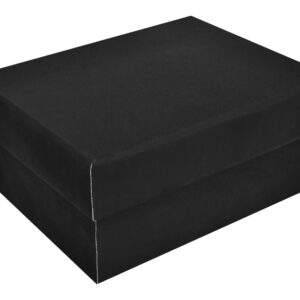 Pudełko prostokątne prezentowe Czarny soft 30,5x21x9,5 minimalne zamówienie 50 sztuk. - obrazek 2