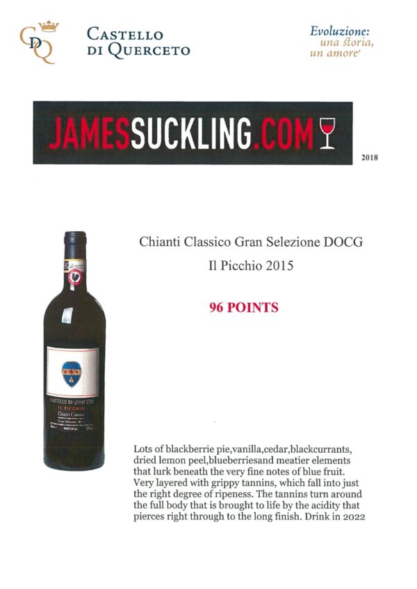 Wino Chianti Classico Il Picchio grande selectione Castello Di Querceto 13.5%0,75L