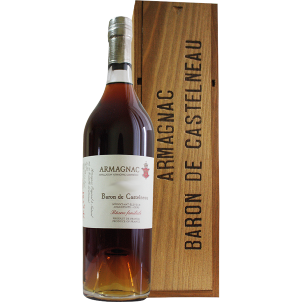 Armagnac Baron de Castelneau 1961 skrzynka 40% 0,7l
