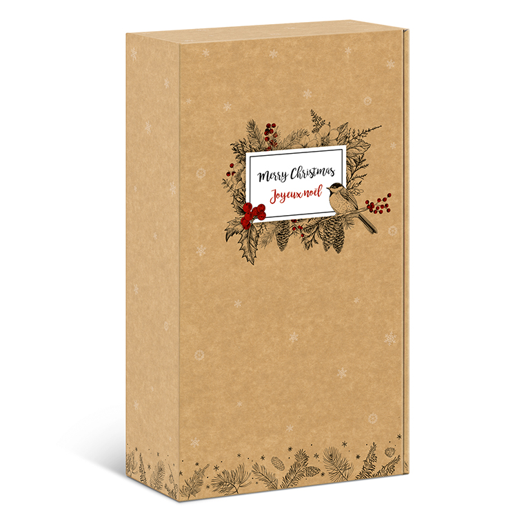 Pudełko prezentowe Merry Christmas małe. Zamówienia tylko wielokrotność 50 szt.