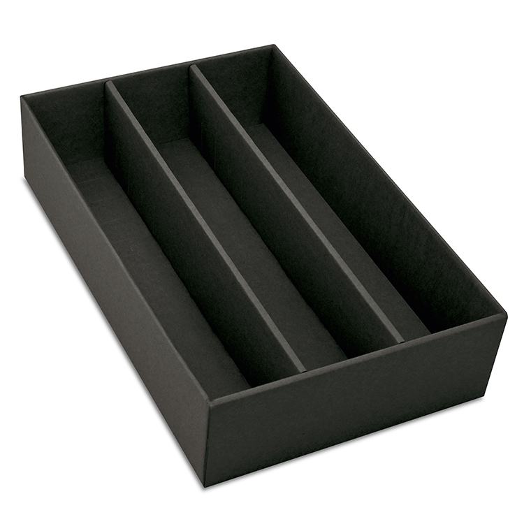 Kasetka czarna struktura na 3 butelki. Zamówienia tylko wielokrotność 50 szt.