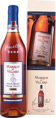 MARQUIS DE VILLARD V.S.O.P BRANDY 40% 0.7l