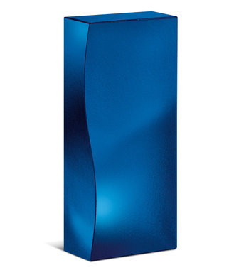 Opakowanie tekturowe "Skulptur Blue" na 2 butelki. Zamówienia tylko wielokrotność 50 sztuk