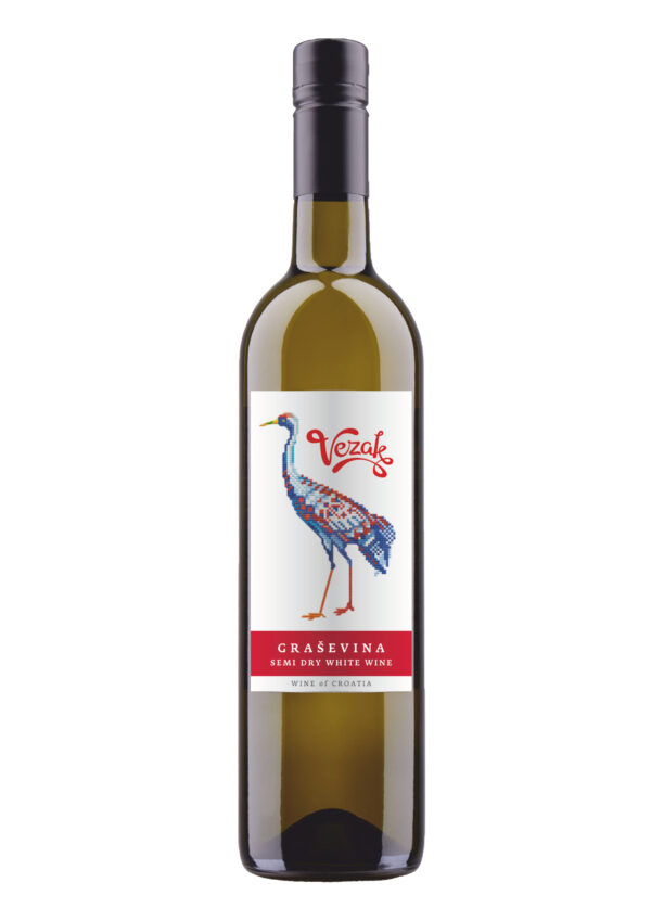 VEZAK Grasevina semi dry 12% 750ml