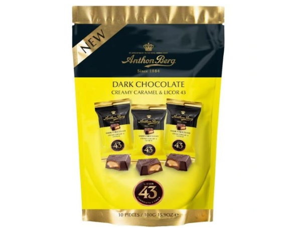 Anthon Berg Dark Chocolate Creamy Caramel & Licor 43 100g