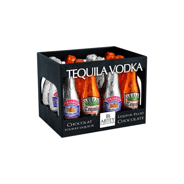 Abtey Tequila Vodka Chocolat Fourre Liqueur 108g