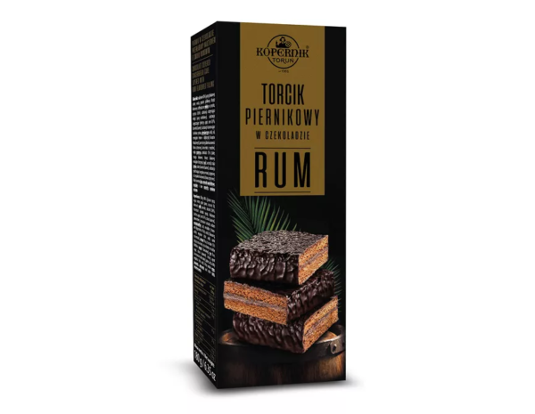 Torcik piernikowy w czekoladzie RUM 180g